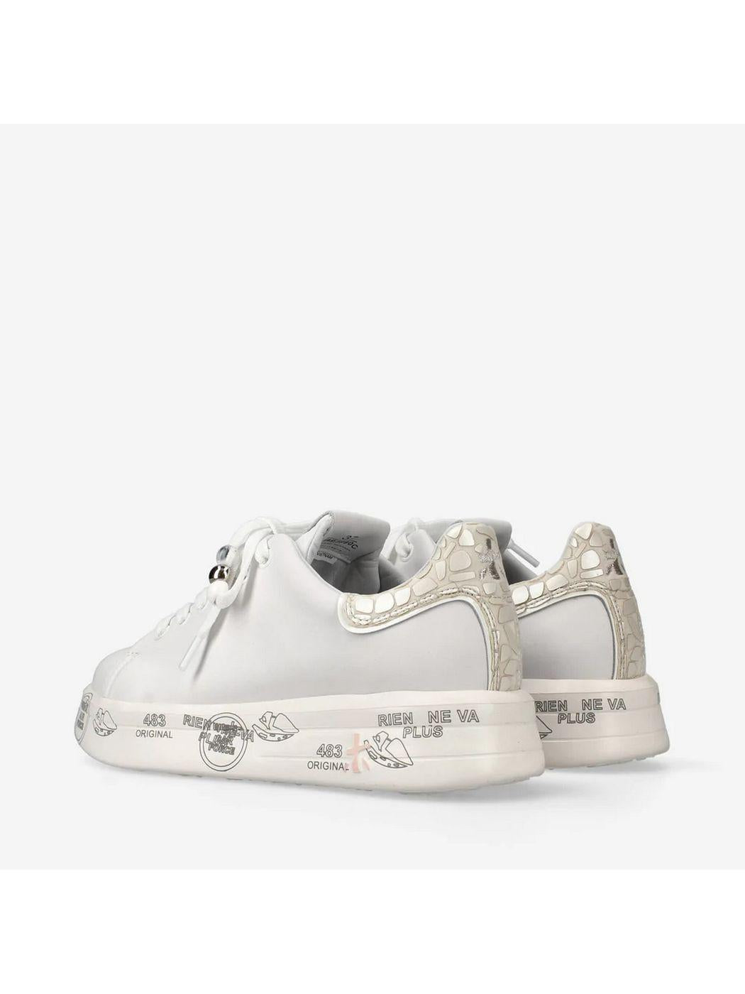 PREMIATA Sneaker Donna BELLE VAR 5990 Bianco - Stilato