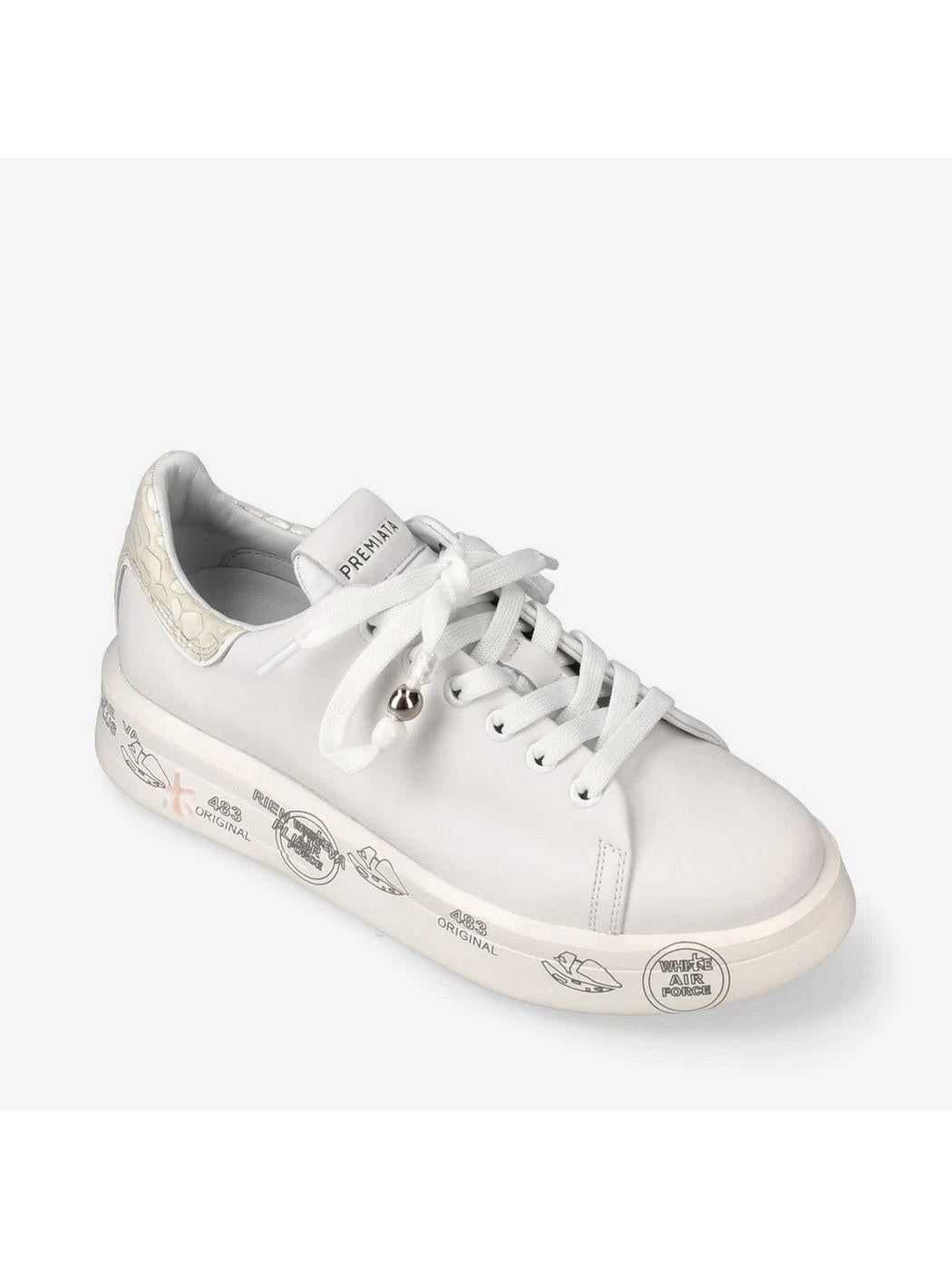 PREMIATA Sneaker Donna BELLE VAR 5990 Bianco - Stilato