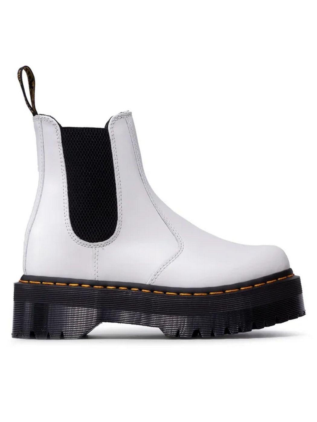 DR. MARTENS Stivali e Stivaletti Donna 2976 Quad 25055100 Bianco - Stilato