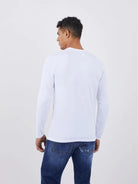 LIU JO UOMO T-Shirt e Polo Uomo M000P204LONGLOGO 01 Bianco - Stilato