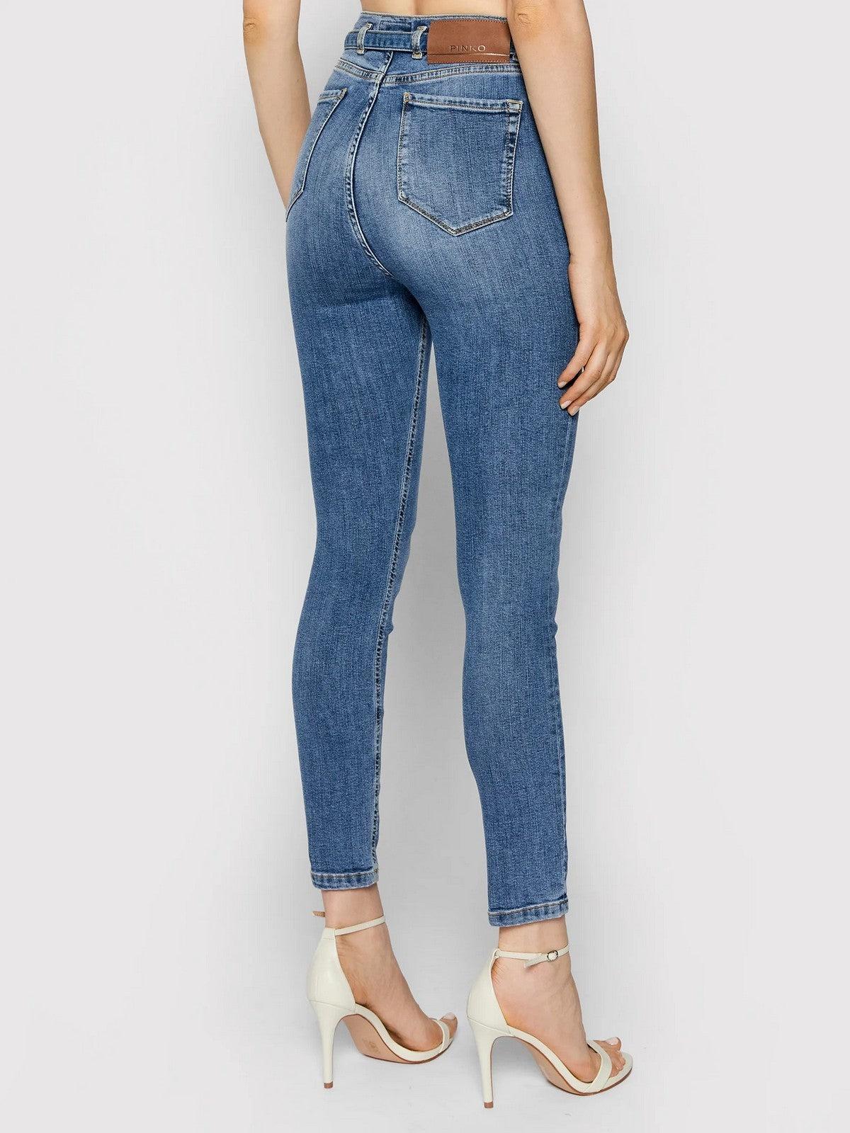 PINKO Jeans Donna 1J10P4 Y78M F15 Blu - Stilato