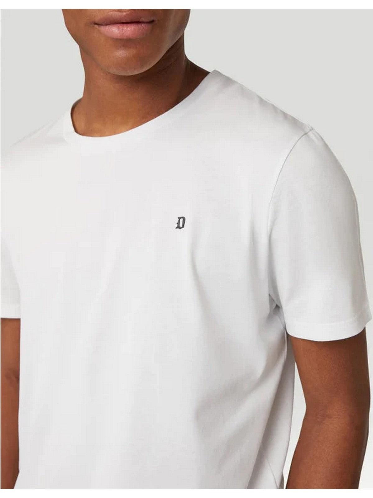 DONDUP T-Shirt e Polo Uomo US198 JF0271U ZL4 000 Bianco - Stilato