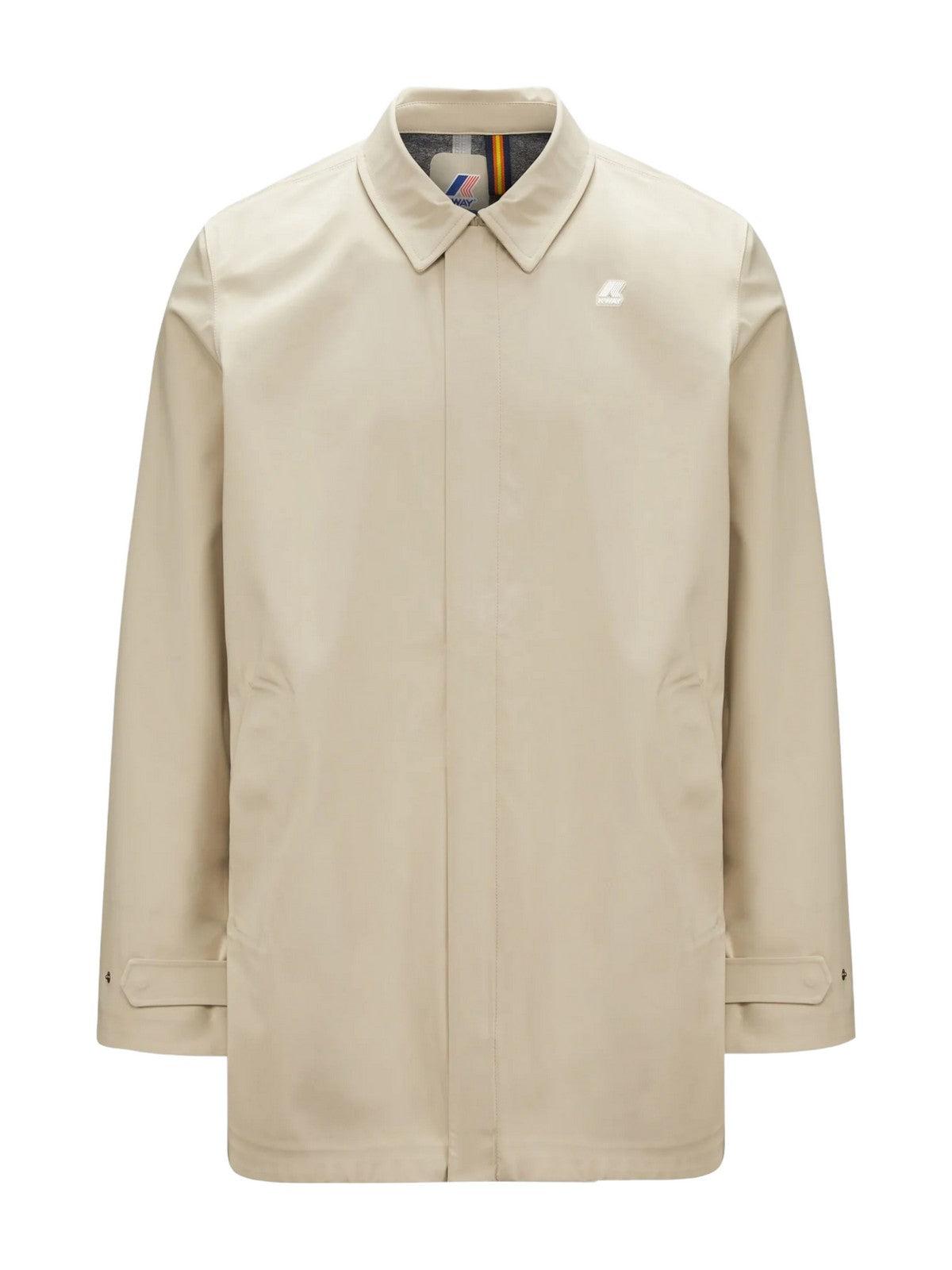 K-WAY Giubbino Uomo Benny bonded jersey K7111TW 864 Beige - Stilato