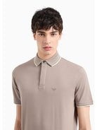 EMPORIO ARMANI T-Shirt e Polo Uomo 3D1FM6 1JTKZ 0650 Beige - Stilato