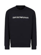 EMPORIO ARMANI Felpa Uomo 8N1MR6 1JRIZ F905 Blu - Stilato