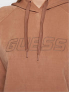 GUESS SPORT Felpa Donna V2BQ01 KBC00 G1V6 Beige - Stilato