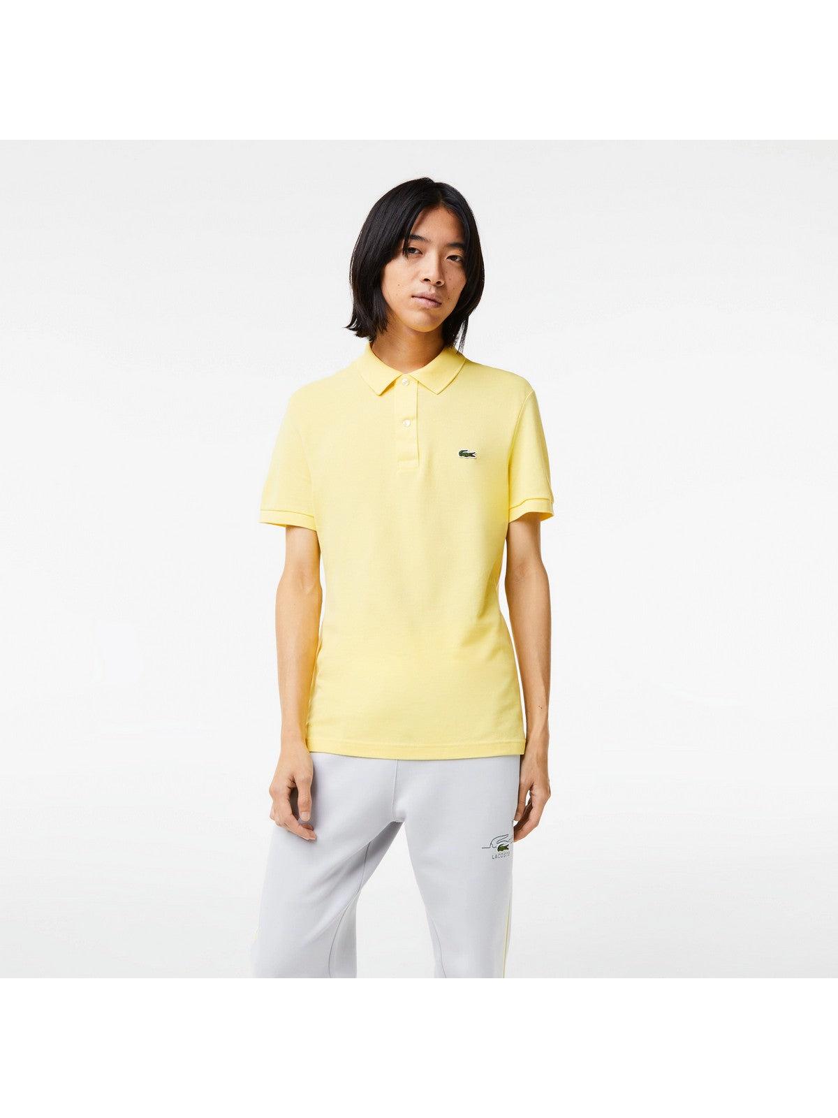 Lacoste yellow shirt best sale