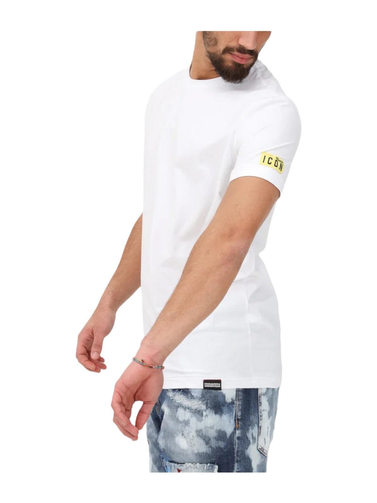 DSQUARED2 T-Shirt e Polo Uomo D9M20448 121 Bianco - Stilato