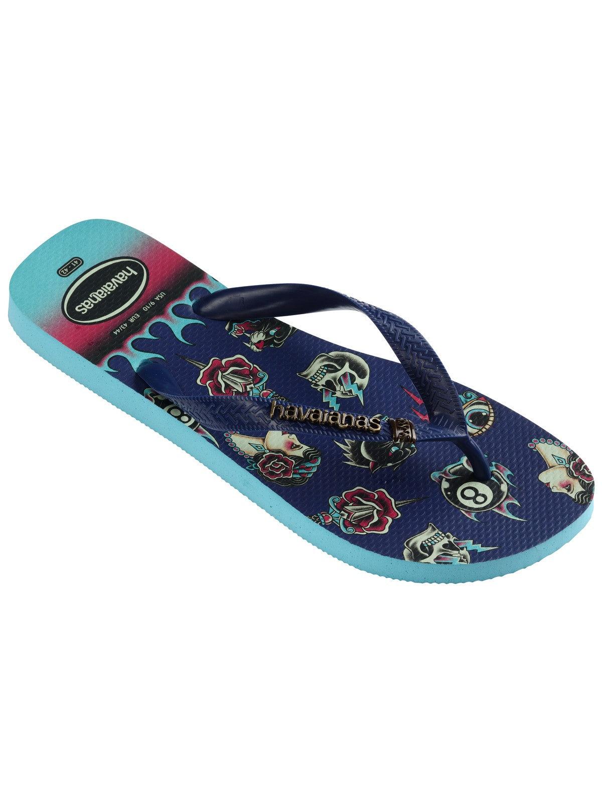 HAVAIANAS Infradito Uomo Hav. Tribo traditional 4144505.9501 Blu - Stilato