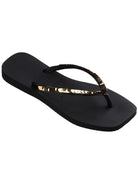 HAVAIANAS Infradito Donna Hav. Square magic sequin 4148272.0090 Nero - Stilato