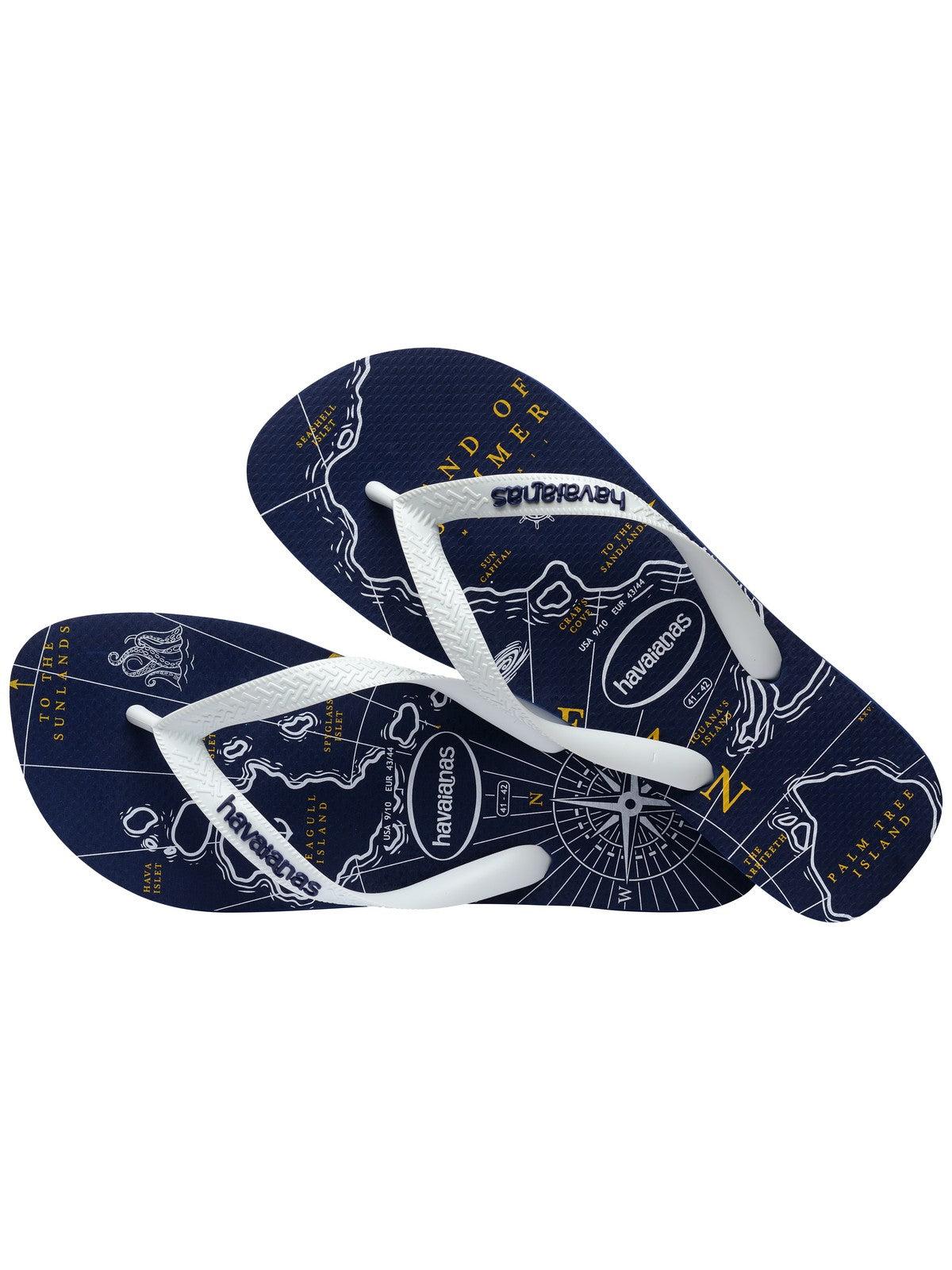 HAVAIANAS Infradito Uomo Hav. Top Nautical 4137126.3525 Blu - Stilato