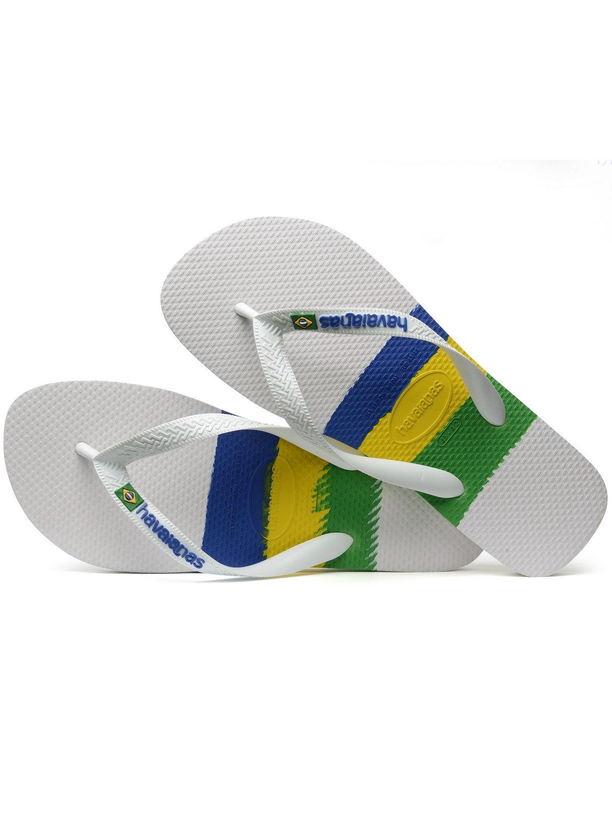 HAVAIANAS Infradito Unisex adulto Hav. Brasil Tech 4147239.0001 Bianco - Stilato