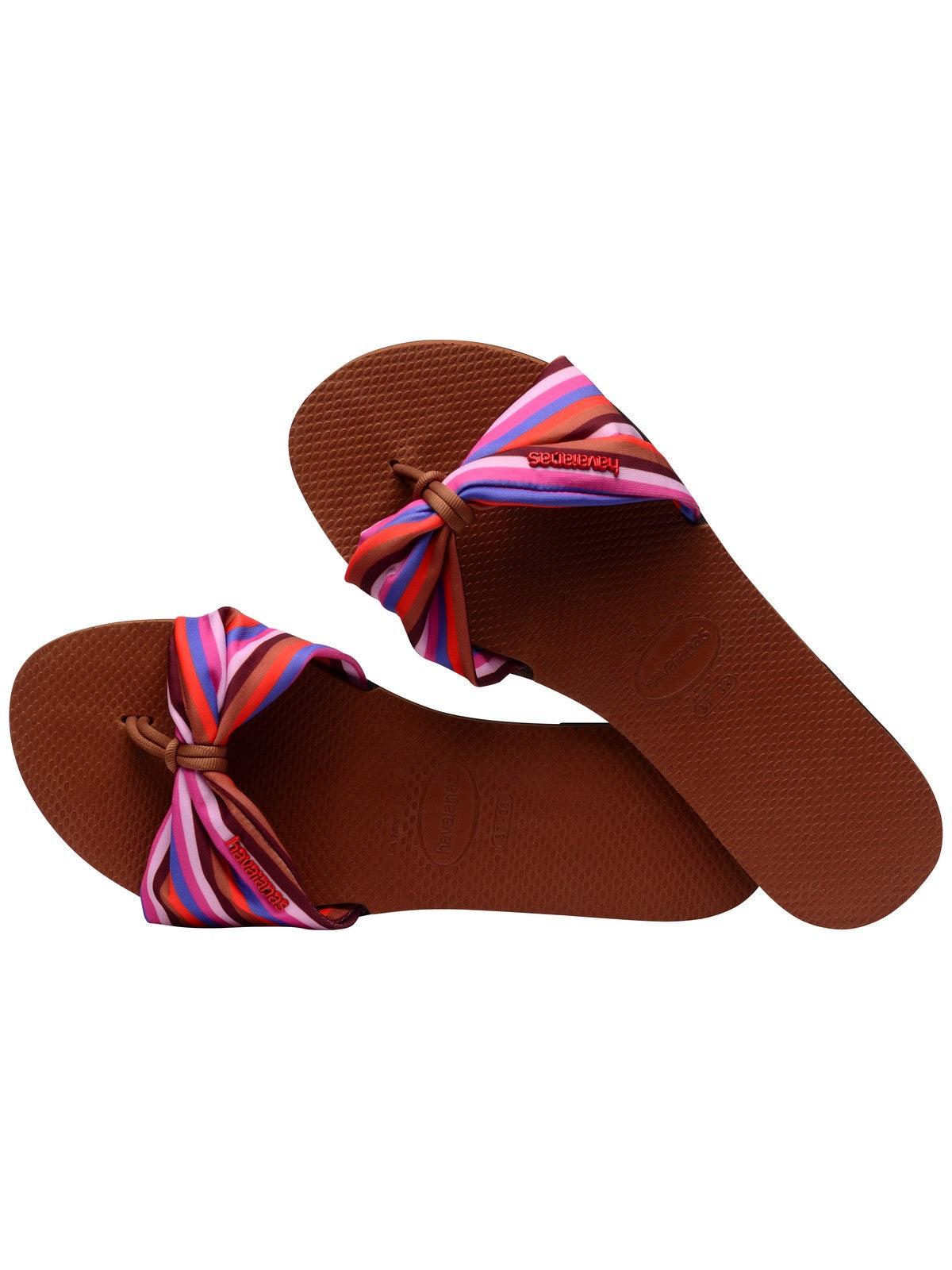 HAVAIANAS Infradito Donna Hav. You Saint Tropez Print 4148246.1976 Rosso - Stilato