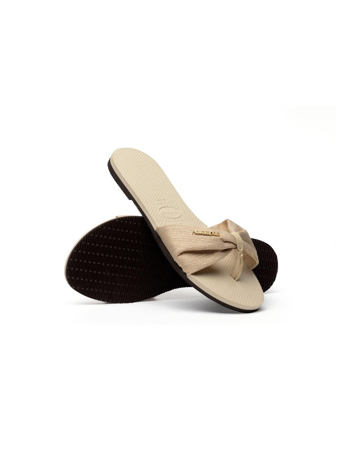 HAVAIANAS Infradito Donna Hav. You St Tropez shine 4145627.0121 Beige - Stilato