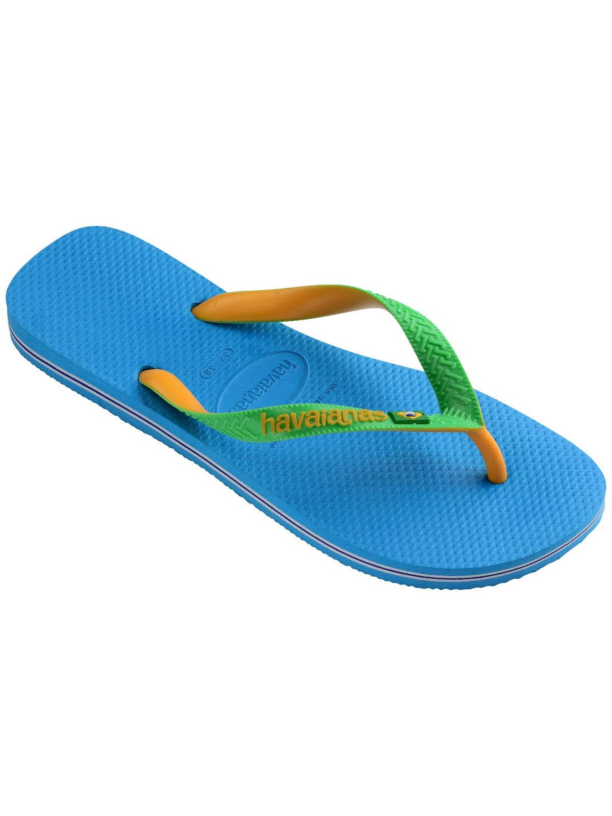 HAVAIANAS Infradito Unisex adulto Hav. Brasil mix 4123206.1989 Turchese - Stilato