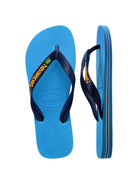 HAVAIANAS Infradito Unisex adulto Hav. Brasil logo 4110850.6946 Turchese - Stilato