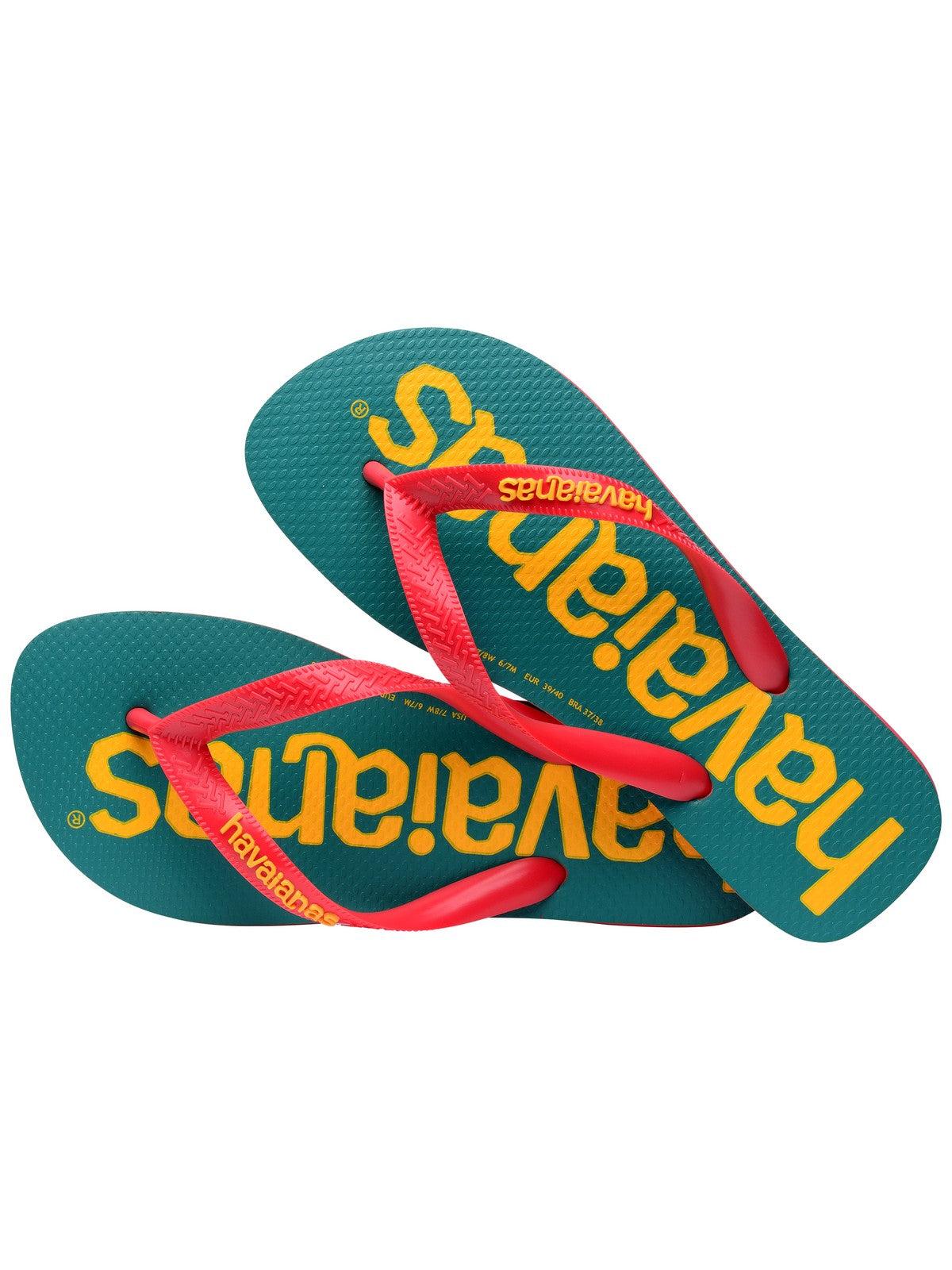 HAVAIANAS Infradito Unisex adulto Hav. Top logomania 2 4145741.7797 Rosso - Stilato