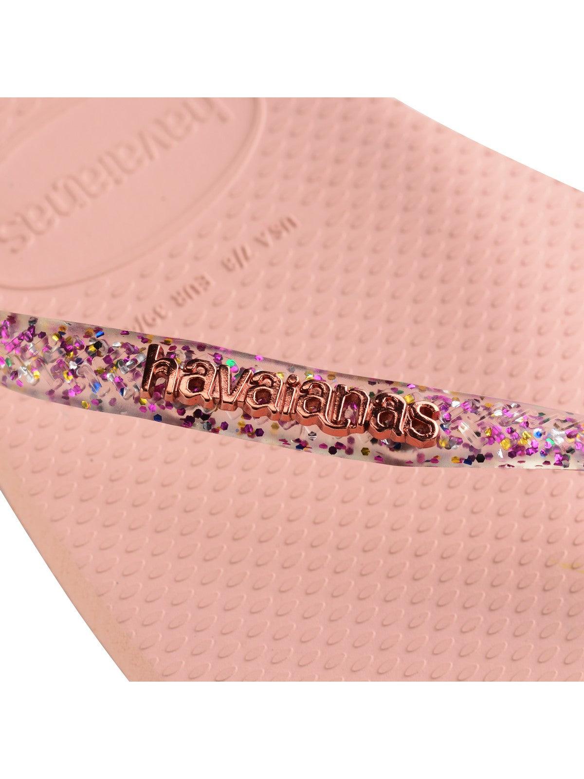 HAVAIANAS Infradito Donna Hav. square logo metallic 4148257.0076 Rosa - Stilato