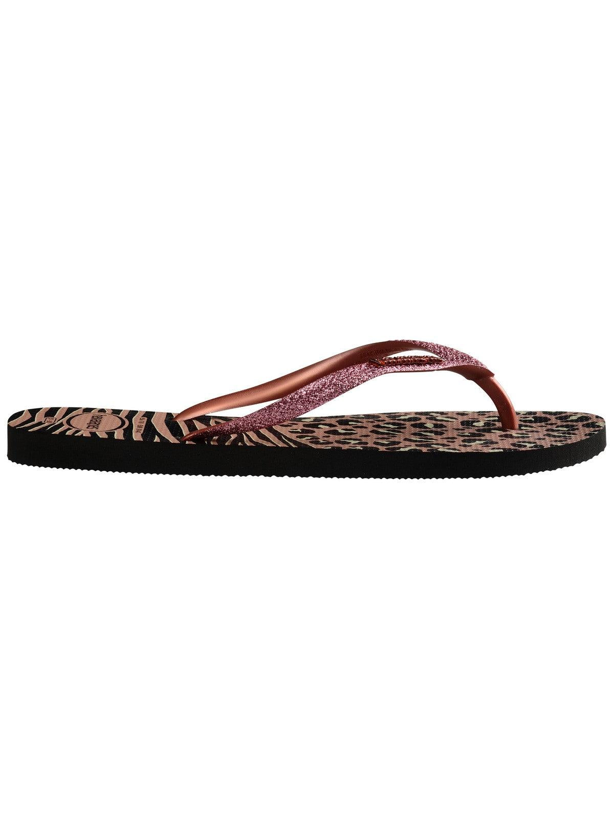 HAVAIANAS Ciabatta Donna Hav. Slim Animals Mix 4147964.1924 Nero - Stilato