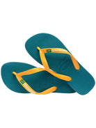 HAVAIANAS Infradito Donna Hav. Brasil logo 4110850.1832 Verde - Stilato