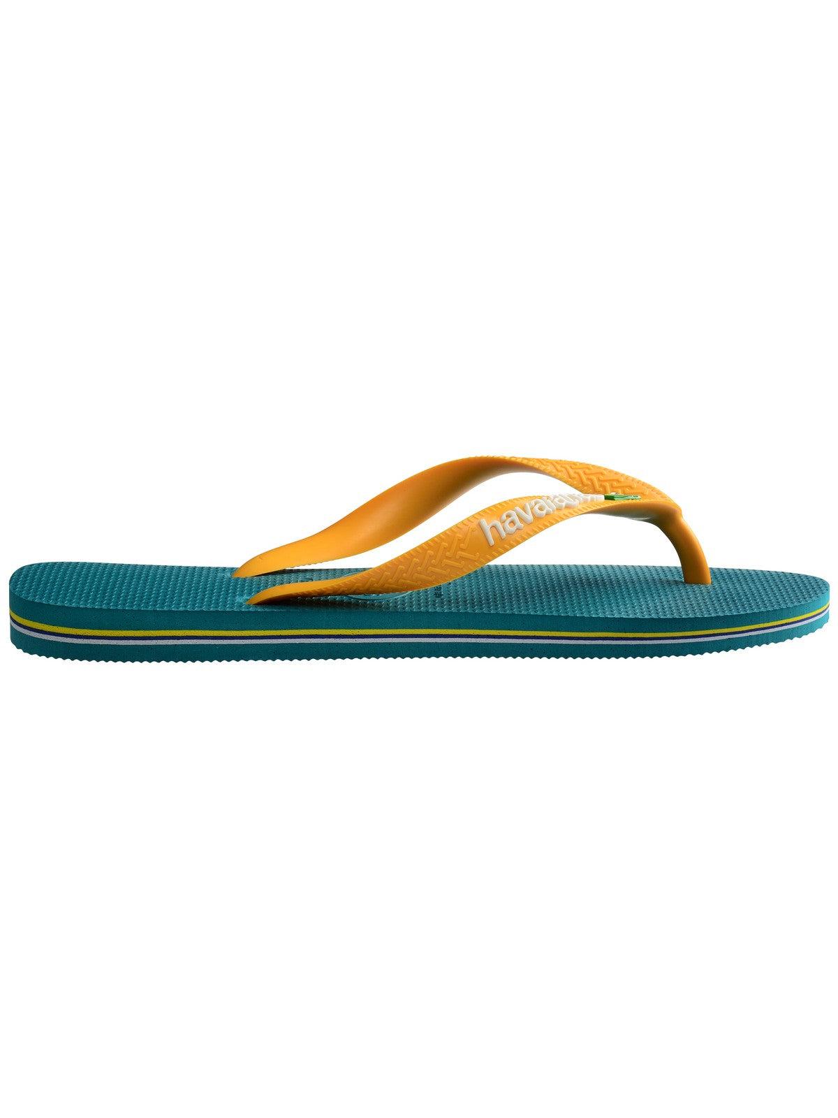 HAVAIANAS Infradito Donna Hav. Brasil logo 4110850.1832 Verde - Stilato