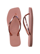 HAVAIANAS Infradito Donna Hav. Square magic sequin 4148272.3544 Rosa - Stilato