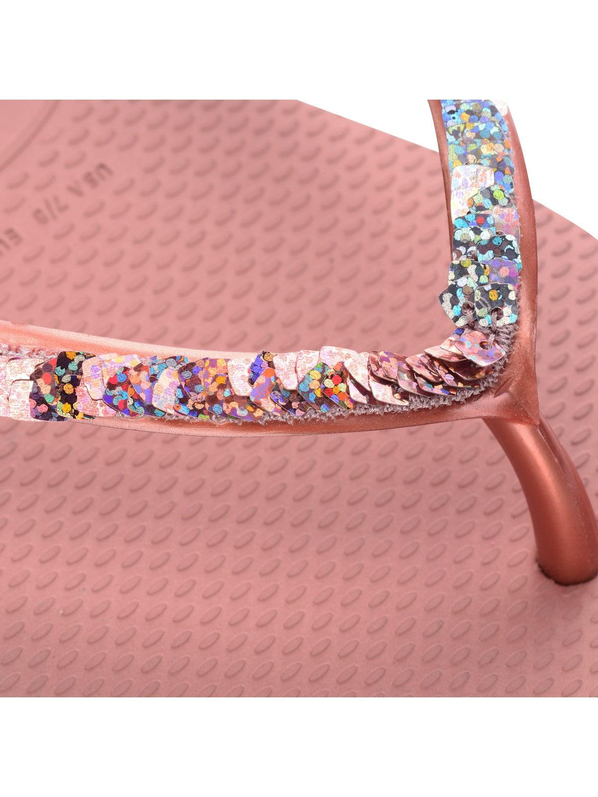 HAVAIANAS Infradito Donna Hav. Square magic sequin 4148272.3544 Rosa - Stilato