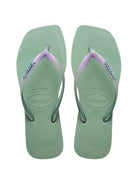 HAVAIANAS Ciabatta Donna Hav. Square glitter 4148102.1809 Verde - Stilato