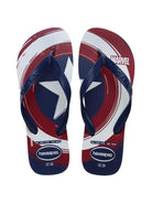 HAVAIANAS Infradito Bambini e ragazzi Hav. Top Marvel Logomania 4146953.4368 Blu - Stilato