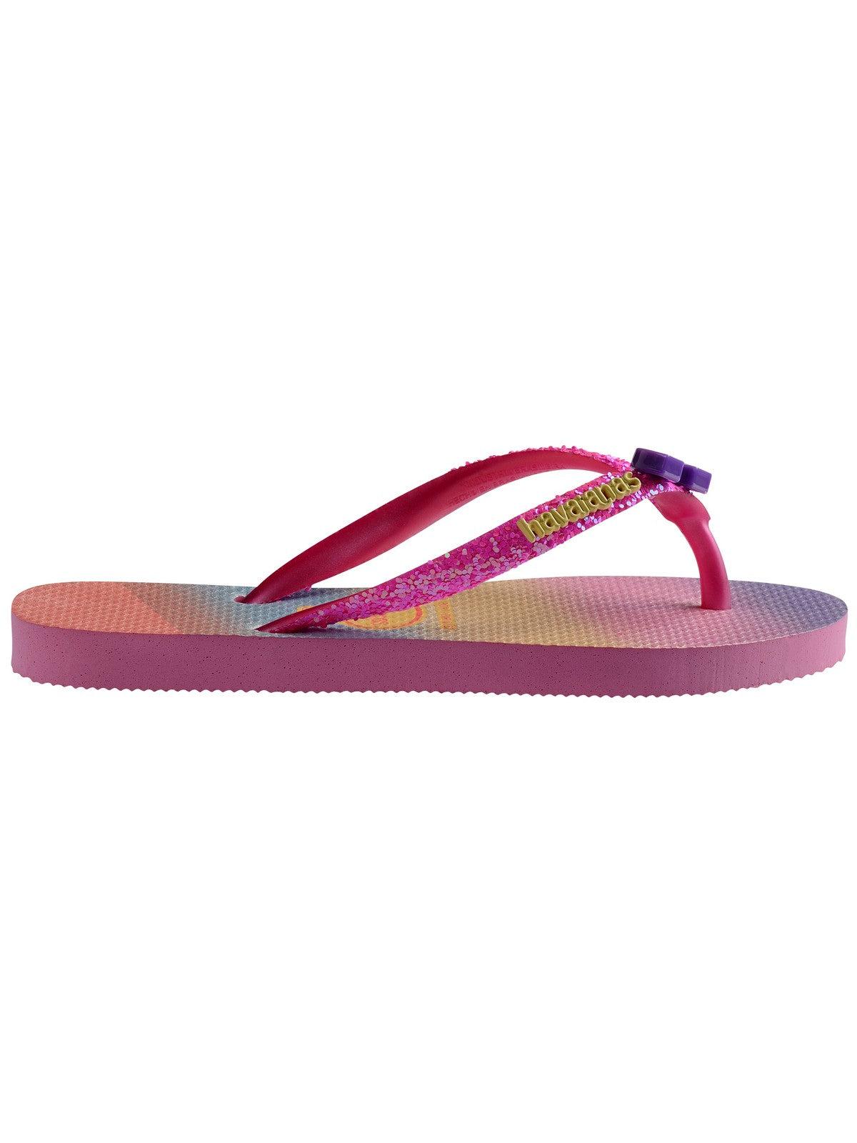 HAVAIANAS Infradito Bambine e ragazze hav. kids slim glitter 4146976.2139 Rosa - Stilato