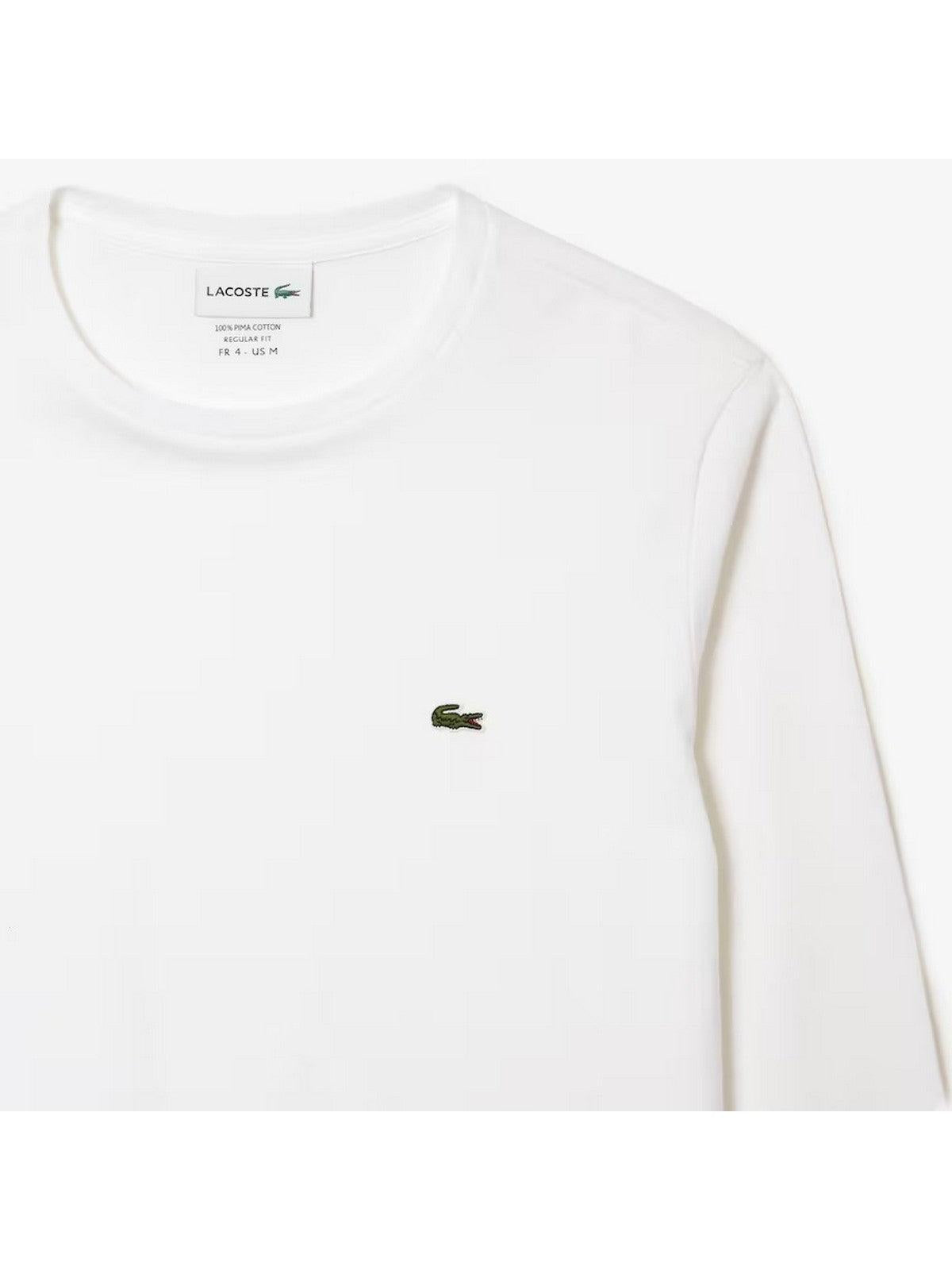 LACOSTE T-Shirt e Polo Uomo TH6712 001 Bianco - Stilato