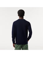 LACOSTE Maglione Uomo AH1985 166 Blu - Stilato