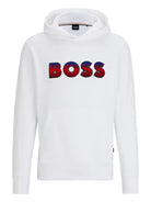 HUGO BOSS Felpa Uomo 50499560 100 Bianco - Stilato