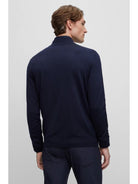 HUGO BOSS Cardigan Uomo 50476347 404 Blu - Stilato