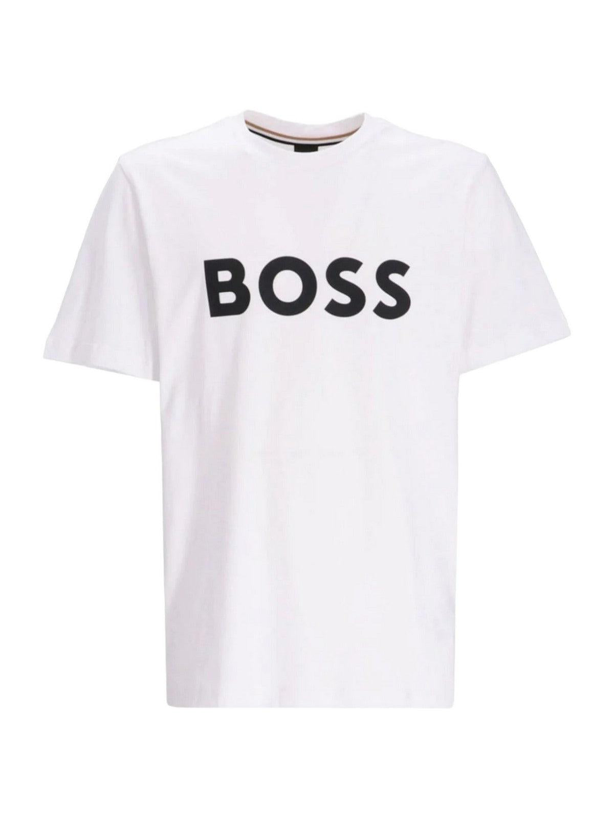 HUGO BOSS T-Shirt e Polo Uomo 50495742 100 Bianco - Stilato