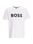 HUGO BOSS T-Shirt e Polo Uomo 50495742 100 Bianco - Stilato