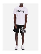 HUGO BOSS T-Shirt e Polo Uomo 50495742 100 Bianco - Stilato