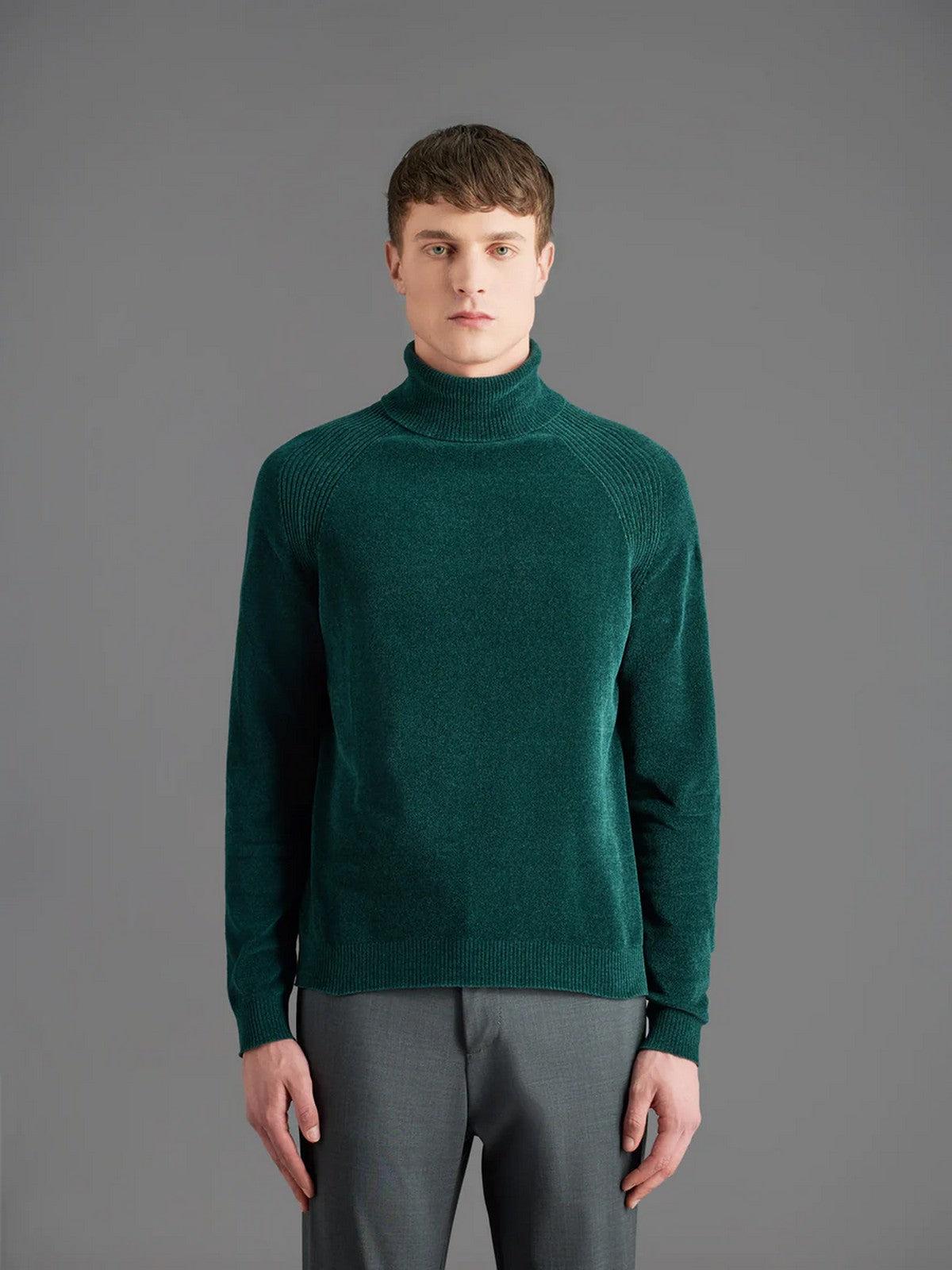 RRD Maglione dolcevita Uomo WES031 26 Verde - Stilato