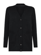 RRD Cardigan Donna W23613 10 Nero - Stilato