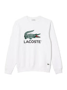 LACOSTE Felpa Uomo SH1281 001 Bianco - Stilato