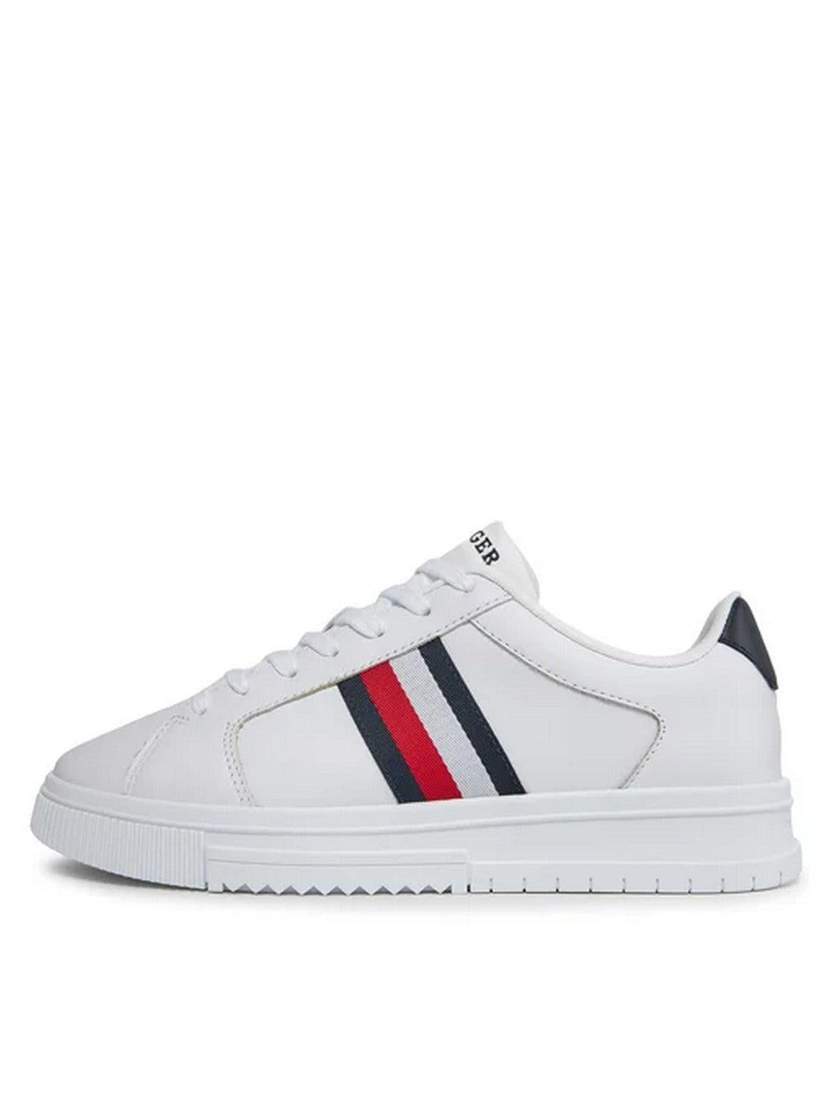 TOMMY HILFIGER Sneaker Uomo FM0FM04895 YBS Bianco - Stilato