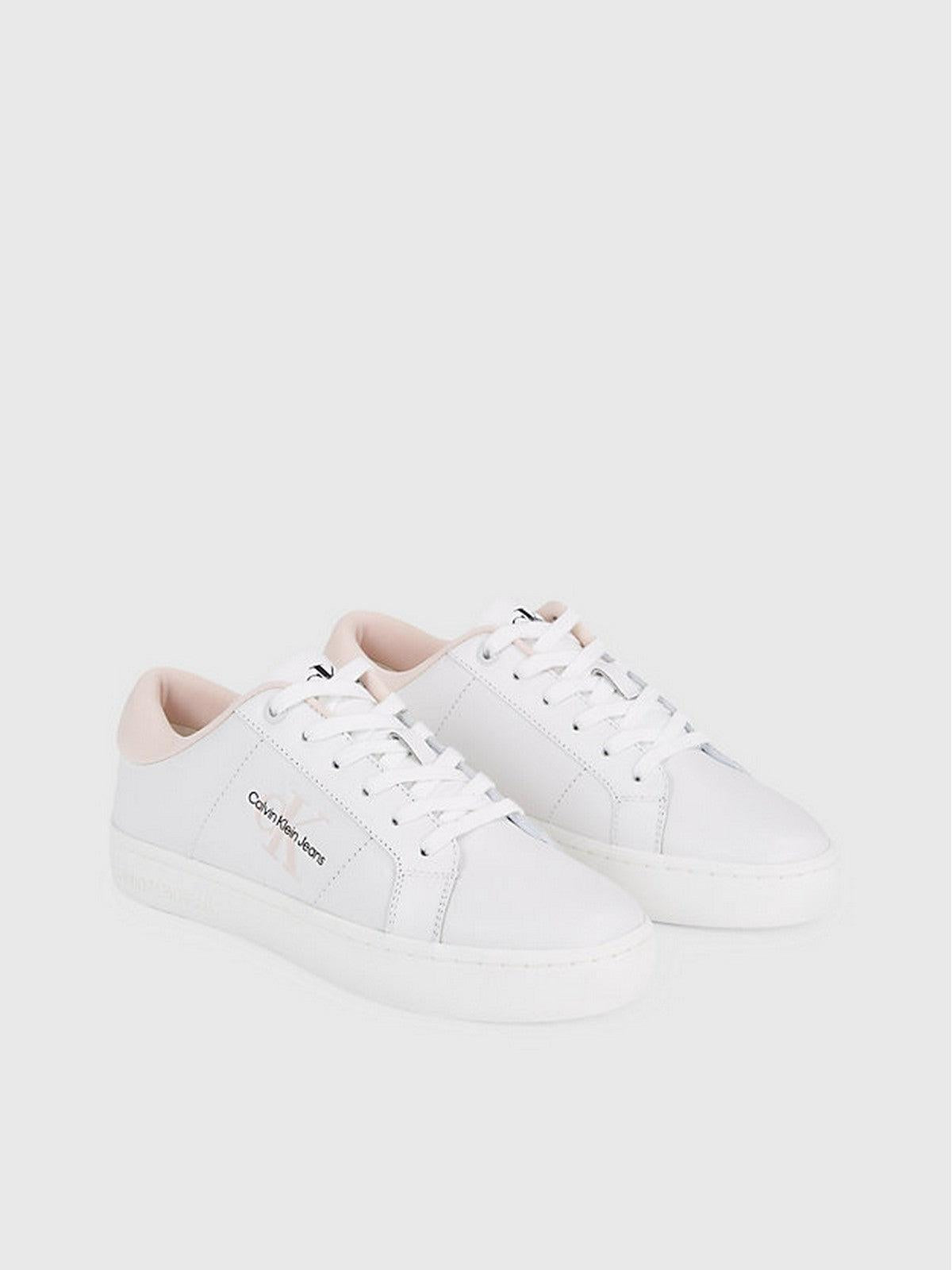 CALVIN KLEIN Sneaker Donna YW0YW01444 01U Bianco - Stilato