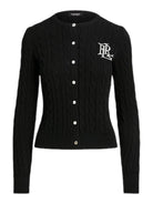 LAUREN RALPH LAUREN Cardigan Donna 200932225 003 Nero - Stilato