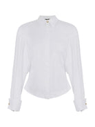 ELISABETTA FRANCHI Camicia Donna CA01741E2 100 Bianco - Stilato