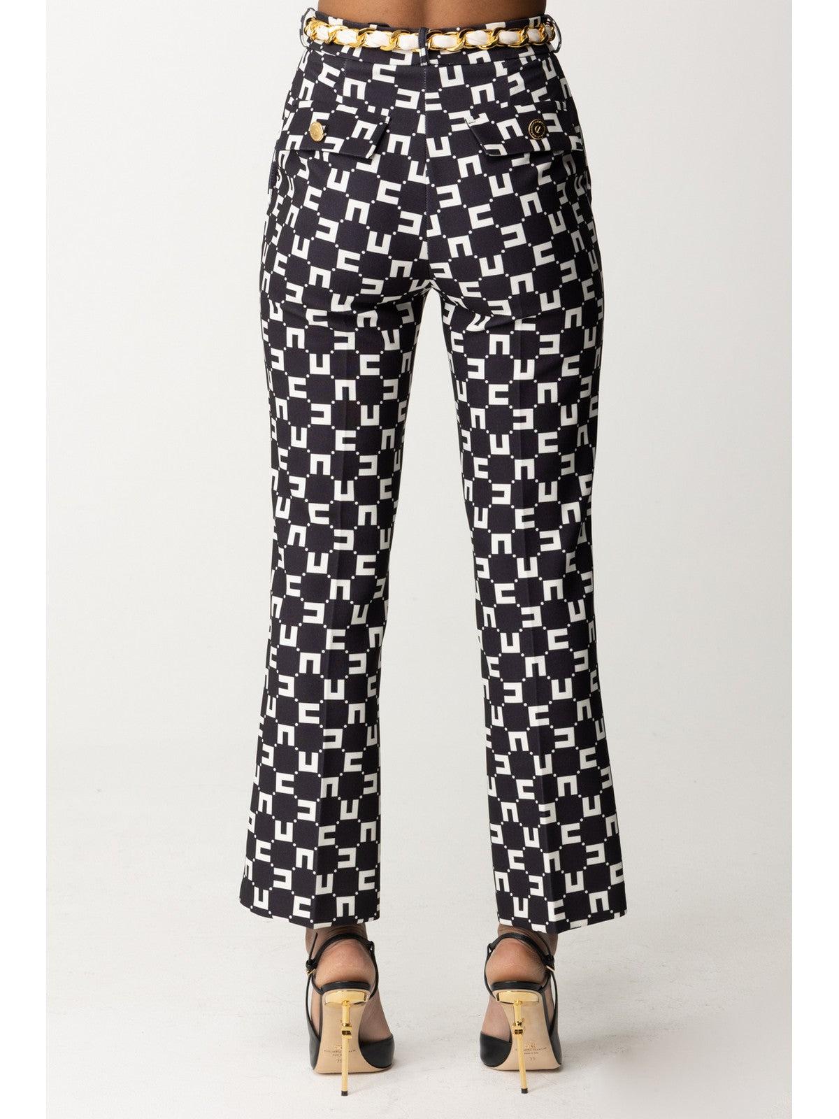 ELISABETTA FRANCHI Pantalone Donna PAS1641E2 685 Nero - Stilato