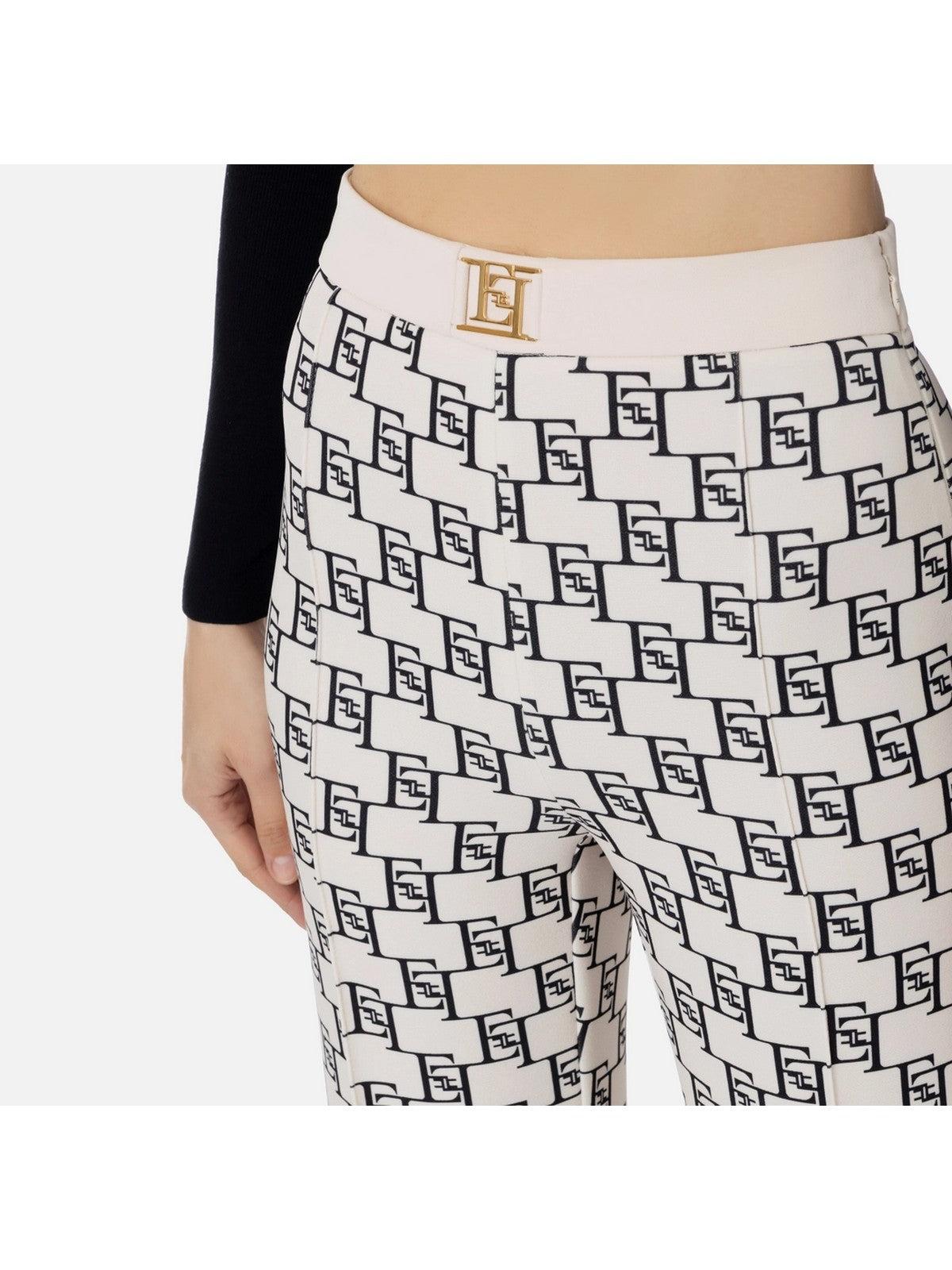 ELISABETTA FRANCHI Pantalone Donna PAS1541E2 E84 Avorio - Stilato