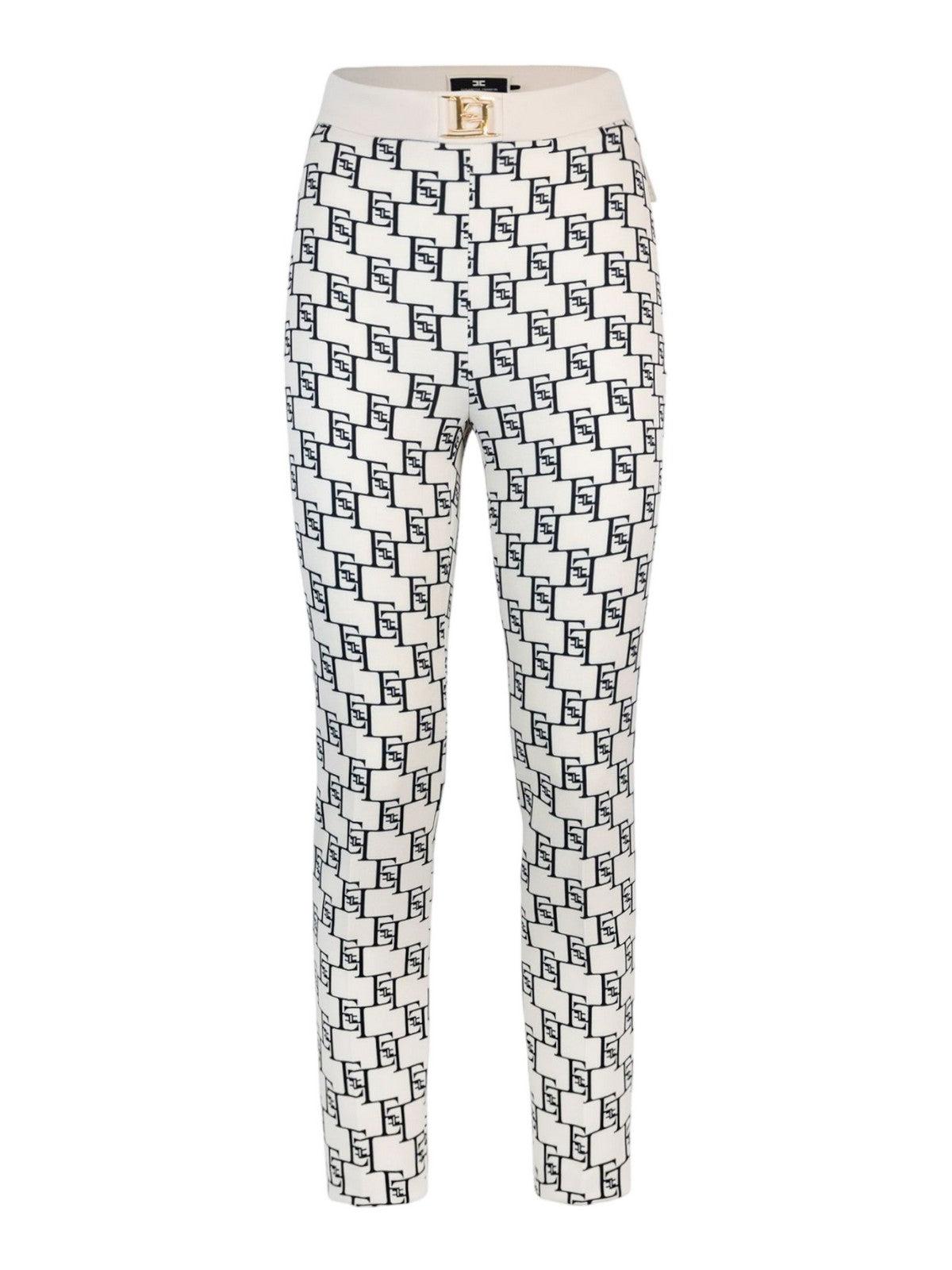 ELISABETTA FRANCHI Pantalone Donna PAS1441E2 E84 Avorio - Stilato