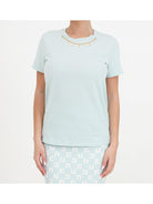 ELISABETTA FRANCHI T-Shirt e Polo Donna MA01141E2 BV9 Verde - Stilato