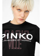 PINKO T-Shirt e Polo Donna Martignano 103130-A1LV Z99 Nero - Stilato