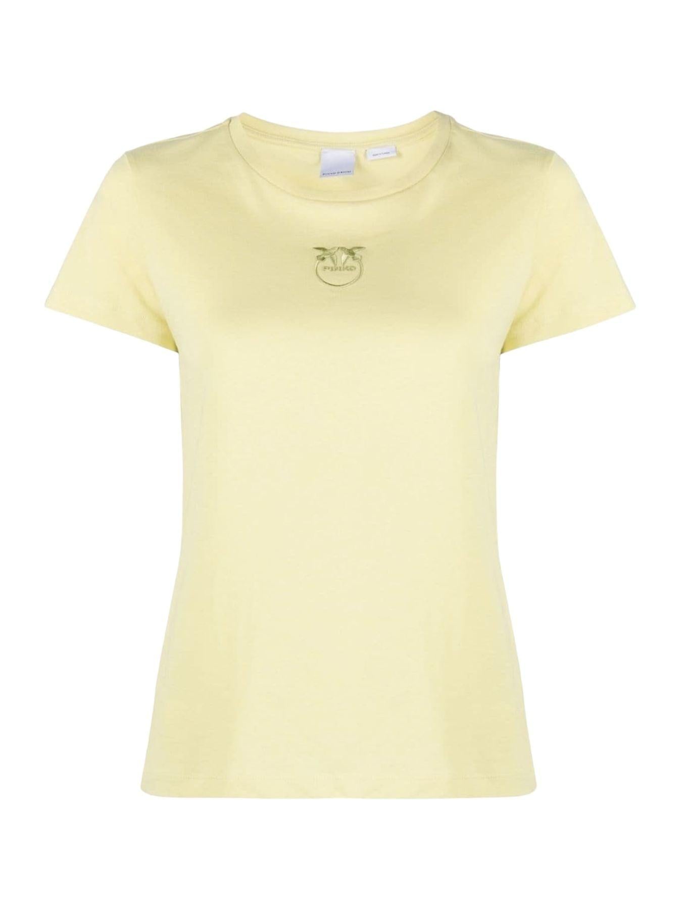 PINKO T-Shirt e Polo Donna Bussolotto 100355-A1NW H23 Giallo - Stilato